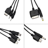 2 Pack (7.87Inch) 10 In 1 Universal Usb Cable, Multiple Universal Charging Cable For Cell Phones Blutooth Earphone Speaker Adapter Cable, 7.87Inch