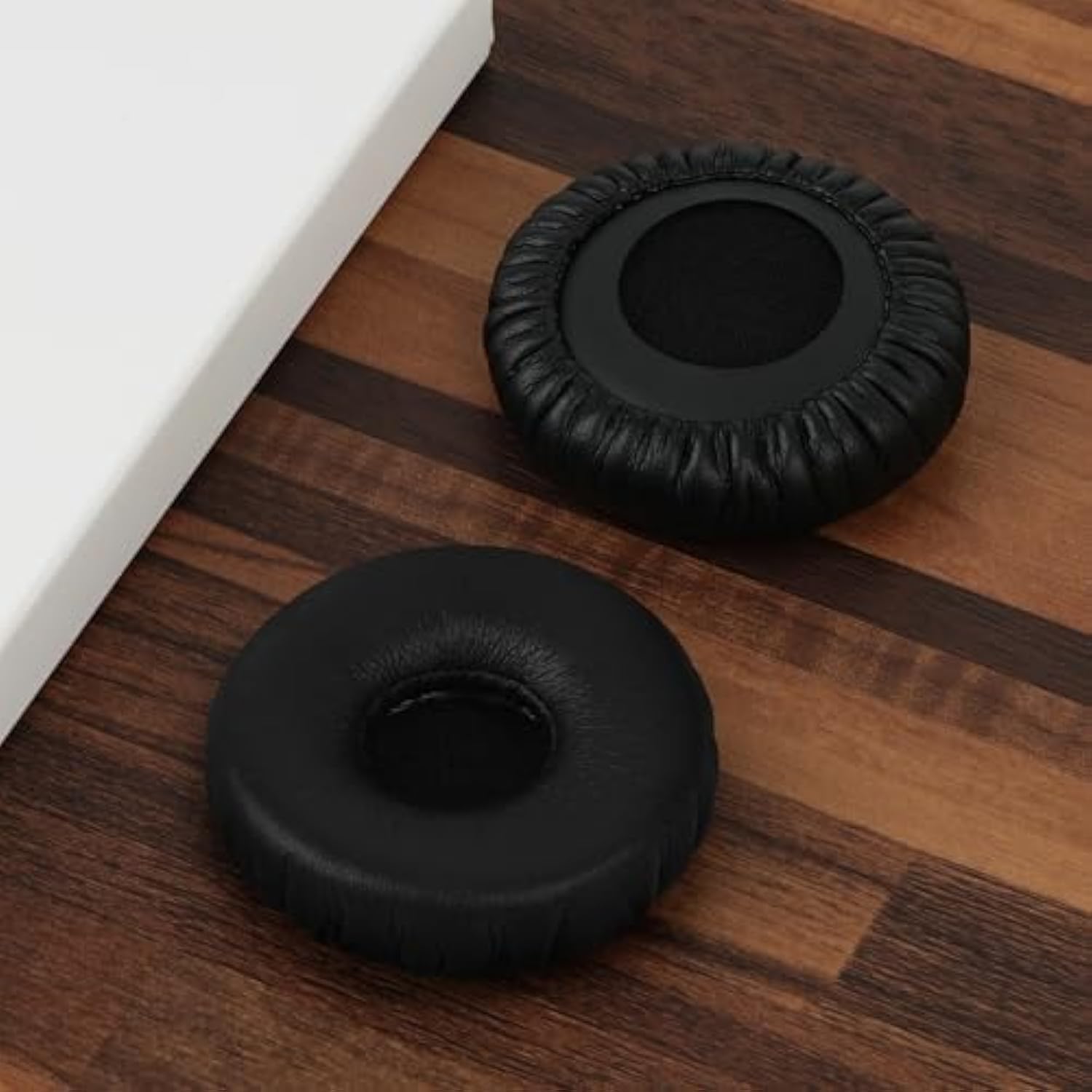 Geekria QuickFit Replacement Ear Pads for Blue Parrott C400-XT Headphones, Ear Cushions, Repair Parts (Black)