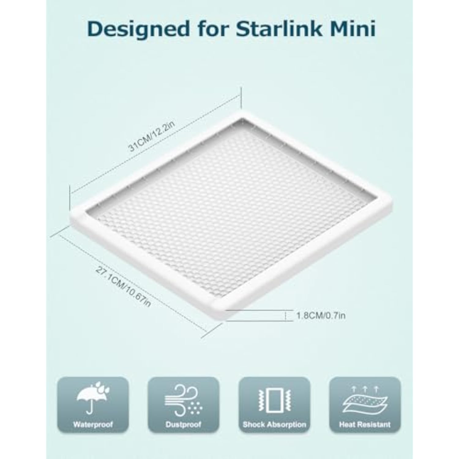 Starlink Mini Protective Cover Case for Starlink Mini Dish Accessories