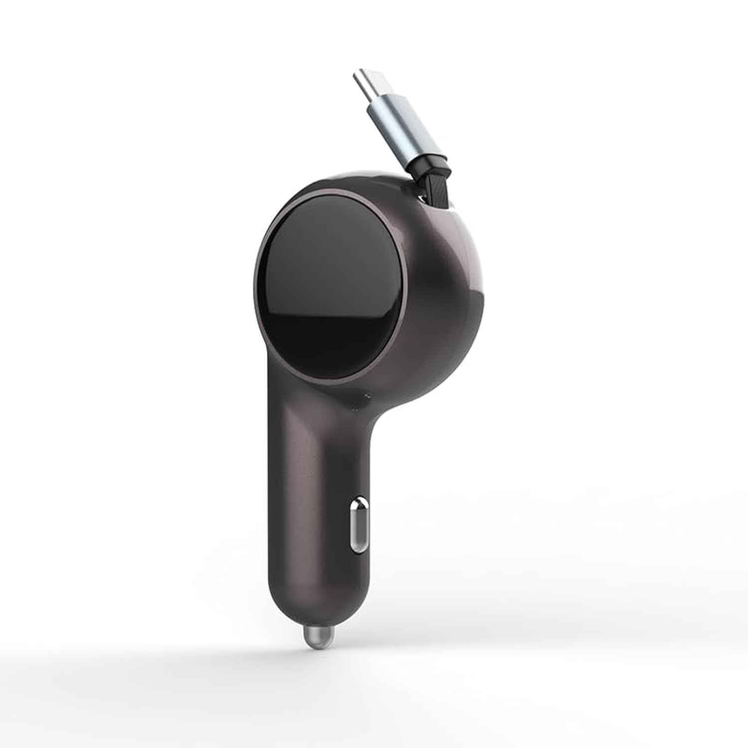 60W Retractable Usb-C Car Charger – Dual Port Fast Charging Adapter – Compact, Travel-Ready – Works With Iphone 15, Samsung, Ipad, Macbook, Trucks & Cars