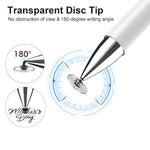 Stylus Pens For Touchscreen,2 Pack High Sensitivity & Precision Magnetic Disc Stylus Pen For Ipad/Apple/Iphone/Samsung/Android All Capacitive Touch Screen