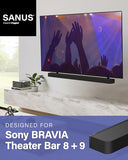 Height-Adjustable TV Soundbar Mount Compatible with Sony BRAVIA Theater Bar 8 & Bar 9 - Fits TVs 50 to 90 inches - Easy Install with Included Hardware