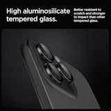 Spigen Camera Lens Screen Protector [GlasTR EZ Fit Optik Pro] Designed for iPhone 14 Pro Max/iPhone 14 Pro [Case Friendly] - Black [2 Pack]