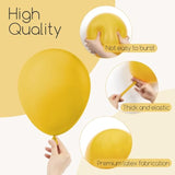 110pcs Mustard Yellow Balloons Garland Kit Different Sizes for Fall Baby Shower Party