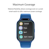 For Monowul Kids Smart Watch P70 Screen Protector 1.85" [5 Pack] Hd Clear Soft Pet Film [Case Friendly][Anti-Scratch][Bubble Free] Compatible For Tixpc Cirpos Monowul Sootingot Smartwatch P70