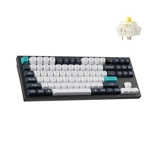 Q3 Max Wireless Custom Mechanical Keyboard, Full Aluminum 2.4 GHz Bluetooth QMK TKL Layout RGB with Hot-swappable Gateron Banana Switch Compatible