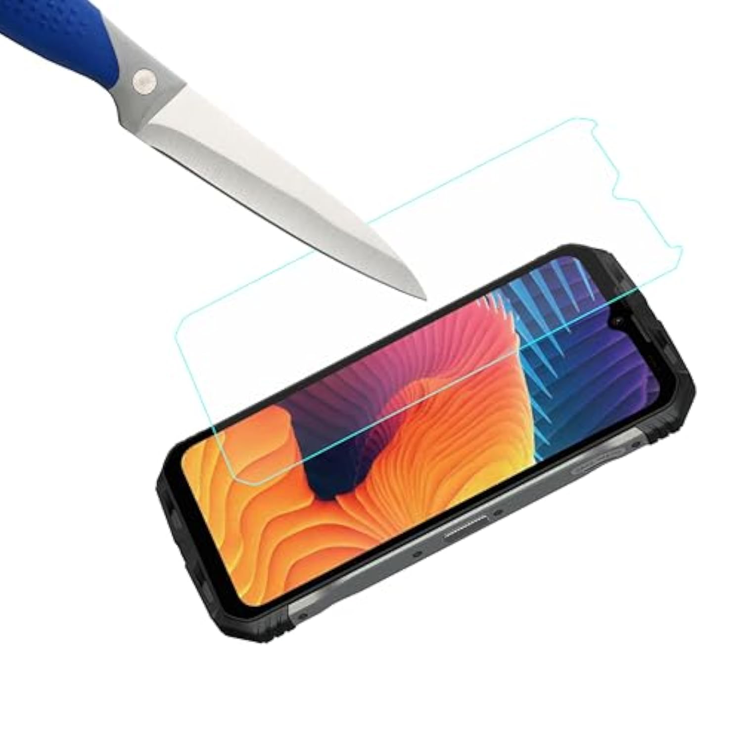 [3-Pack] Screen Protector For Doogee V Max/V Max Pro [Tempered Glass] [Japan Glass With 9H Hardness] Screen Protector