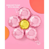 Light Pink Flower Balloon Set - 4 Pc | Groovy Birthday Decorations, Bachelorette, 70S Party Decorations, Baby Shower, Wedding, Photo Booth