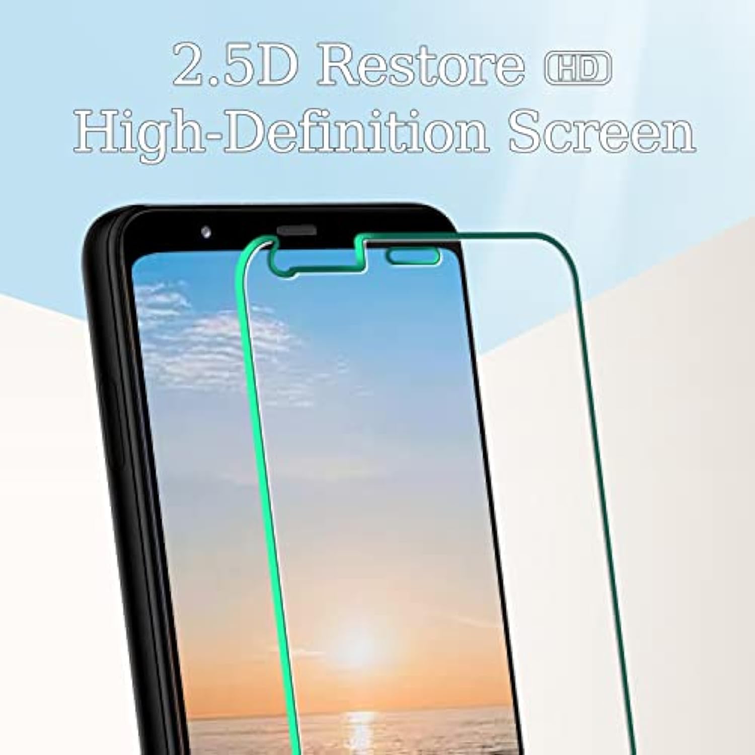 [3-Pack] Screen Protector For Google Pixel 4 Tempered Glass, Hd Clear, 9H Hardness, Anti-Scratch No-Bubble, Easy To Install