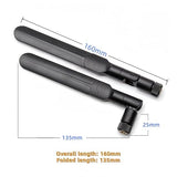 Dual Band Wifi Antenna 2.4Ghz 5.8Ghz 8Dbi Wifi Rp-Sma Male Antenna For Wireless Routers Pc Desktop Surveillance Monitor (2-Pack)