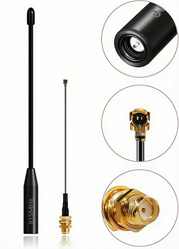 (Black) Long Range Meshtastic 915MHz LoRa Whip Antenna for ESP32 LoRa V3&V4 RAK Meshtastic Development Board Module Devices (2 Sets),