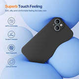 iPhone 14 Shockproof Silicone Case with Screen & Enhanced Camera Black