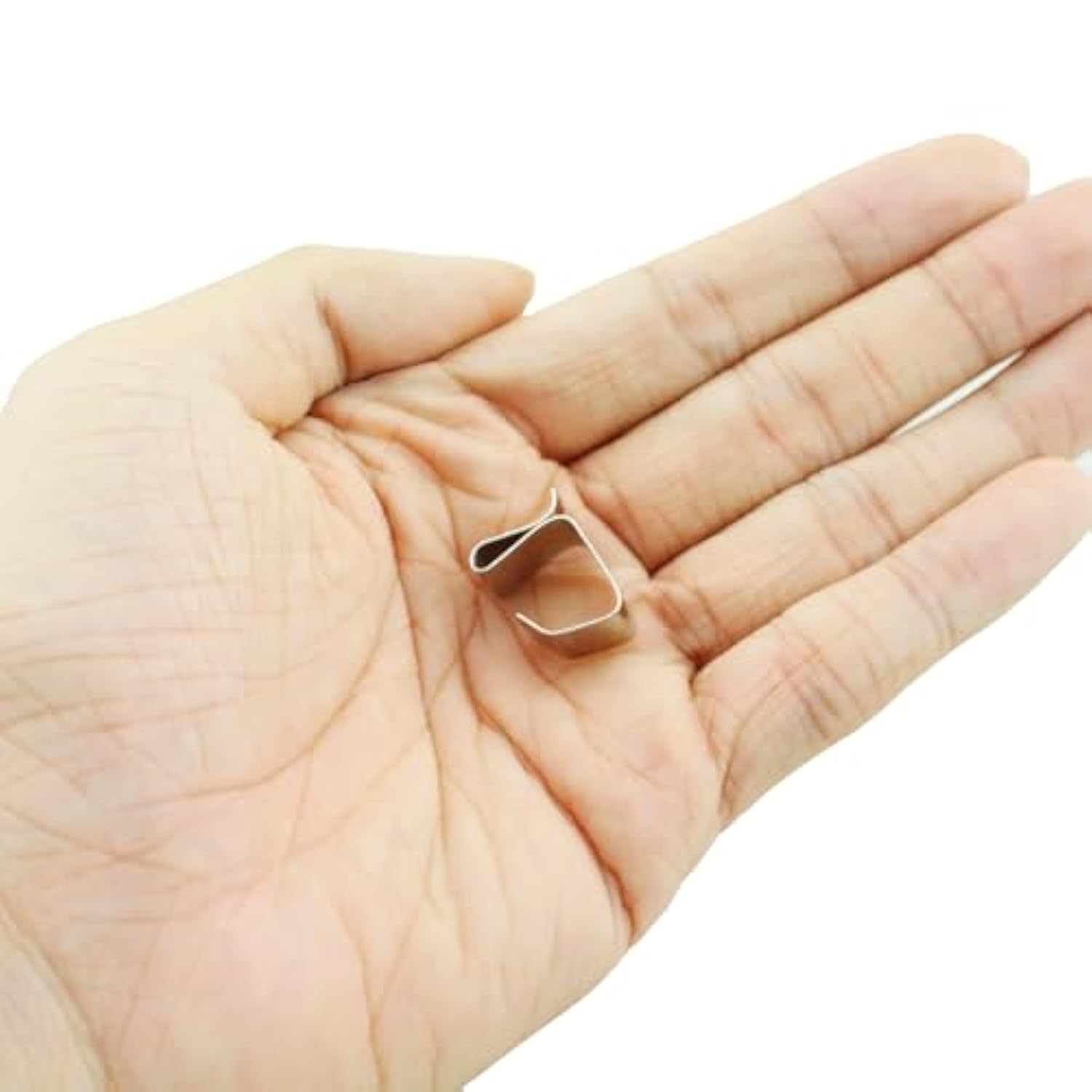 100Pcs Silver Manganese Steel Outdoor String Light Clip 0.79X0.79X0.43Inch Christmas Decoration Lamp Clamps