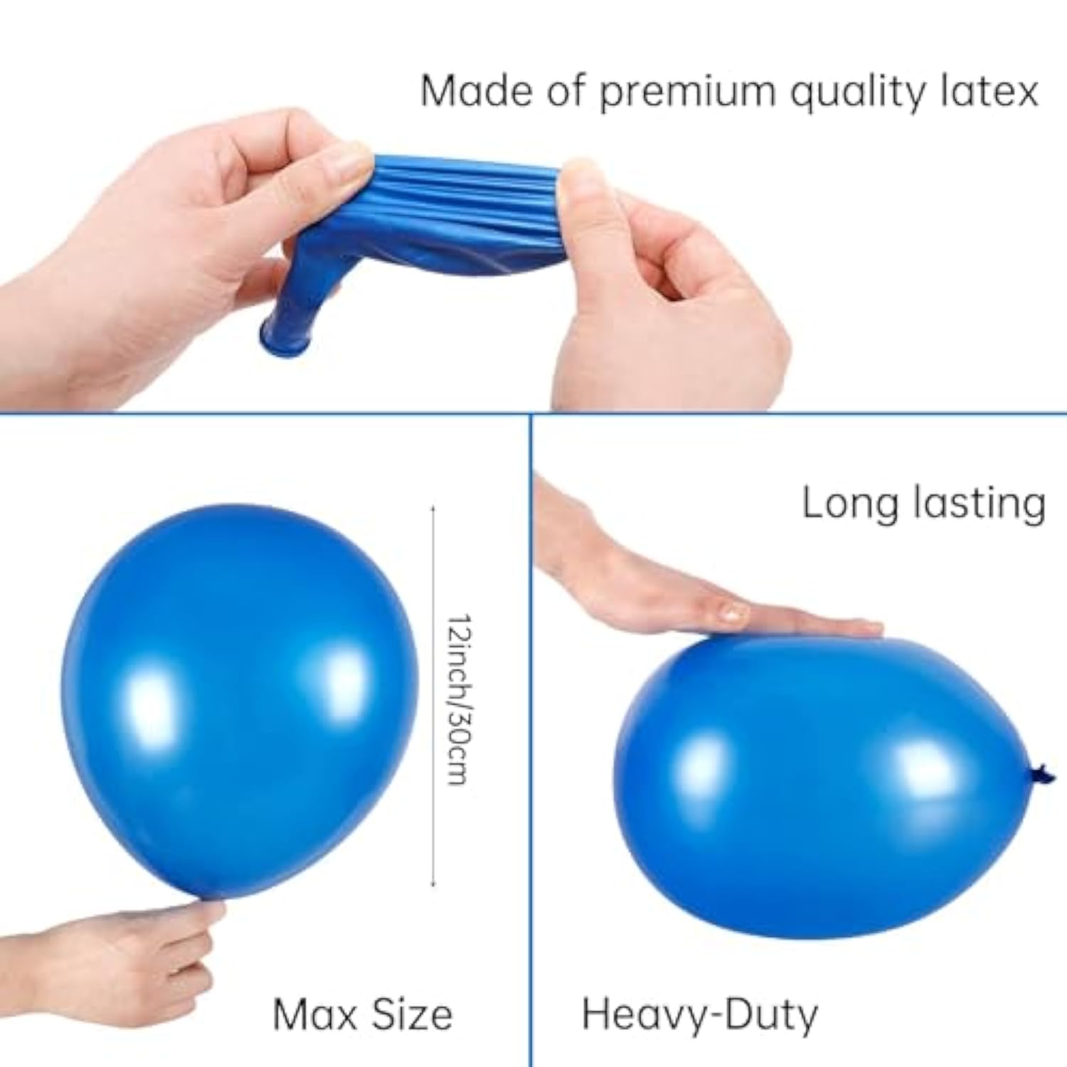 120 Balloons Assorted Color 12 Inches Rainbow Latex Balloons, 12 Brigh