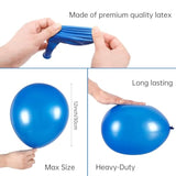 120 Balloons Assorted Color 12 Inches Rainbow Latex Balloons, 12 Brigh