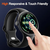 6 Pack For Google Pixel Watch 4/3 Screen Protector 45Mm, Hd Clear Cover Soft Film Protective, [Case Band Friendly] [Flexible Tpu Not Glass][Non-Bubbles]