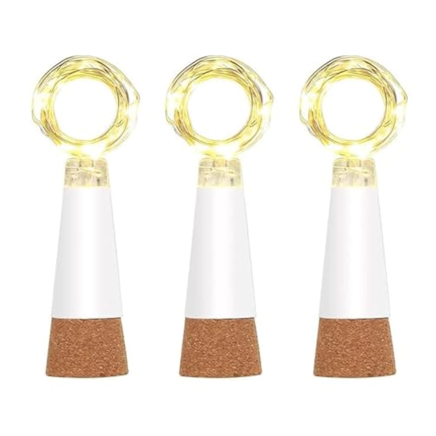 Led Cork Bottle Lights, Waterproof Rechargeable Usb String Fairy Lights With 20 Led, Great For Diy Party Christmas Decor