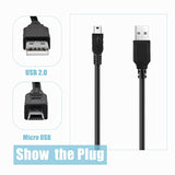 5Ft Mini Usb Charging Cable Replacement For Cygolite Streak 450 Bicycle Light Power Cord Lead