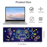 Mouse Pad - Gaming Mouse Pad For Keyboard 80X30Cm Computer Mouse Mat Desk Pad With Soft Smooth Surface And Anti-Slip Rubber Base Gaming Mats For Desk Gamer Office Home