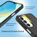 For Galaxy A16 5G Phone Case,[Military Grade Drop Tested] With Screen Protector, Dual Layer Protective Heavy Duty Cell Phone Cover Non-Slip Shockproof Rugged Case For Samsung Galaxy A16 5G (Black)