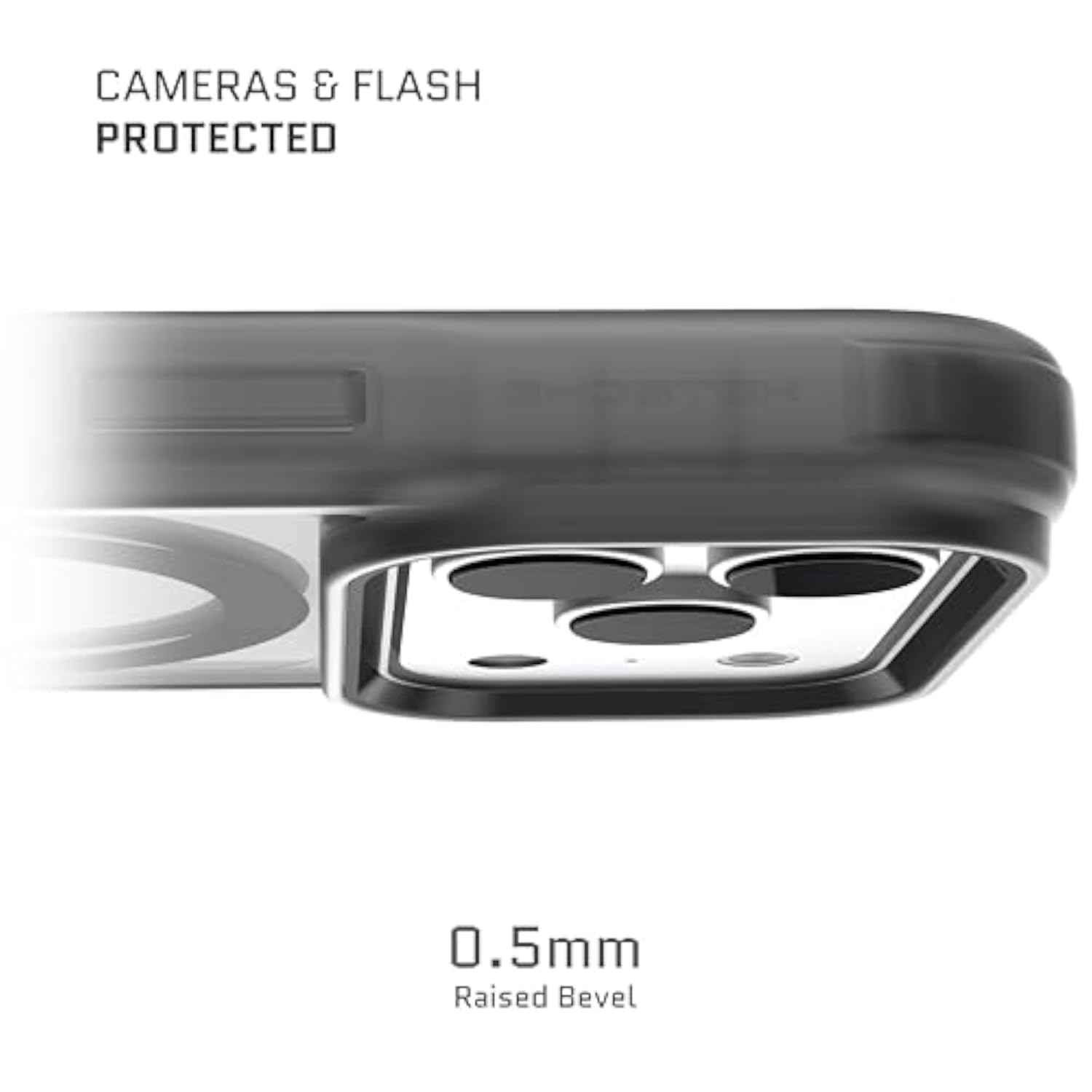 Clear Case for iPhone 17 Pro - Compatible with MagSafe Accessories, Shockproof Silicone, Minimalist Phone Cover, 6.3 Inch, Smoke Matte