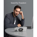 Magnetic Phone Grip, 610 Ring Holder & Kickstand for iPhone 14/13/12 Series