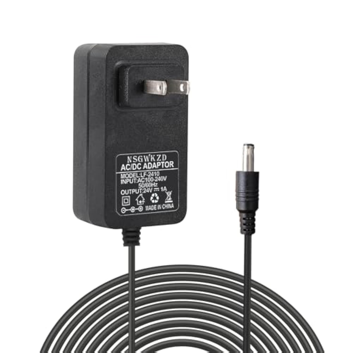 Power Cord Replacement For Geek Aire Rechargeable Fan Cf1 Cf1Se 12", Cf2 16" Charger Ac Adapter 24V, Charging Cable 6.6 Feet