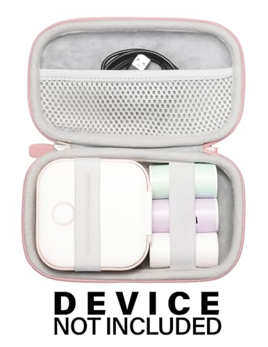 Case For Memoking Mini Printer - T02 Mini Portable Small Printer (Rose)