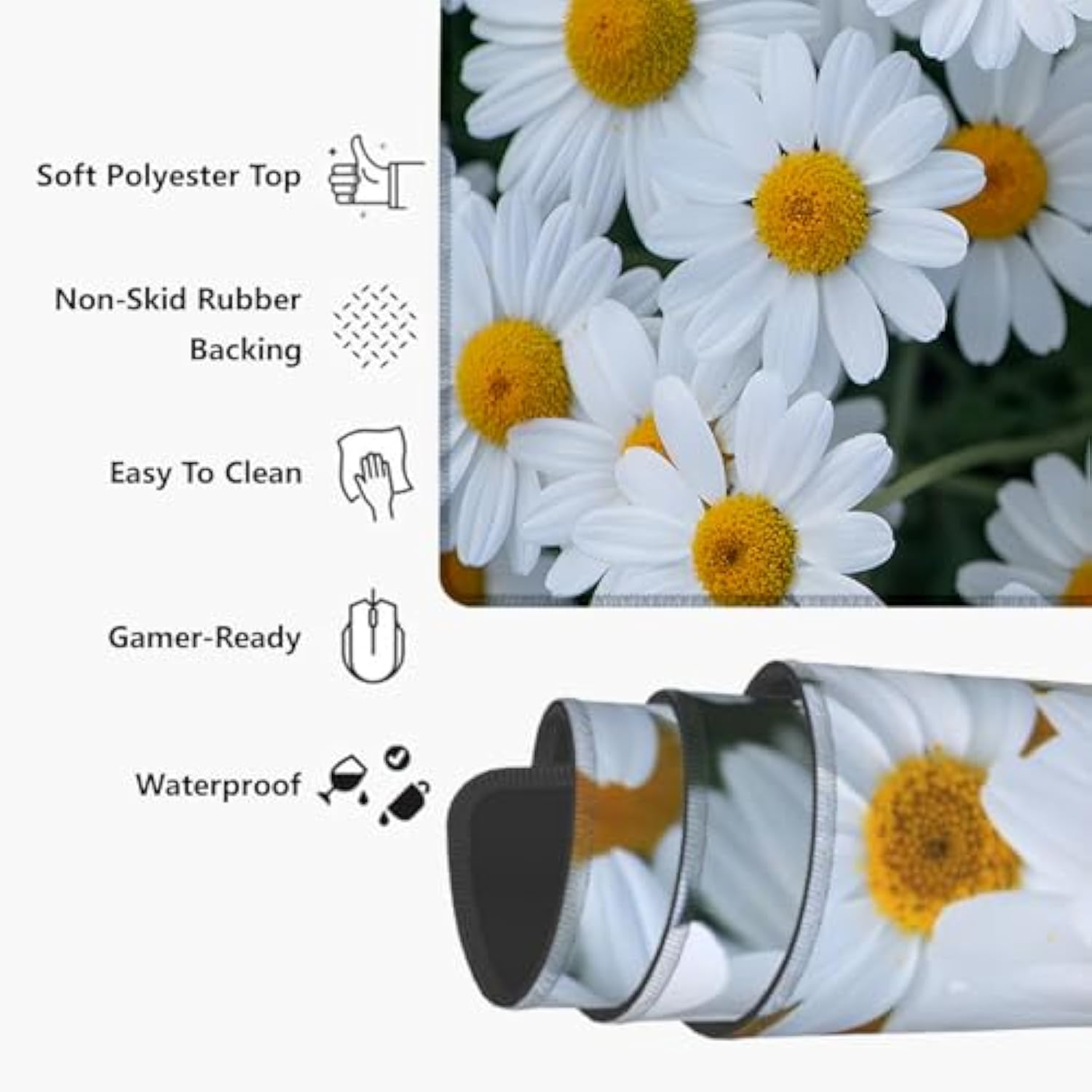 Basset Hound Gaming Mouse Pad Gifts 31.5" X 11.8", Non-Slip Rubber Base Mousepads For Computers Laptop School Office Home Accessories Decor, Mouse Pad, Keyboard Desk Mat