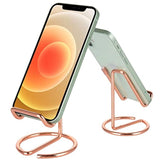 Cell Phone Stand Holder Desk Accessories, Cute Metal Rose Gold, Compatible With All Mobile Phones, , Switch, Ipad
