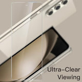 JETech Front Screen Protector for Samsung Galaxy Z Fold 5, Tempered Glass Film with Easy Installation Tool, Case-Friendly, HD Clear, 3-Pack