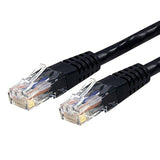 3Ft Cat6 Ethernet Cable - Black Cat 6 Gigabit Ethernet Wire -650Mhz 100W Poe++