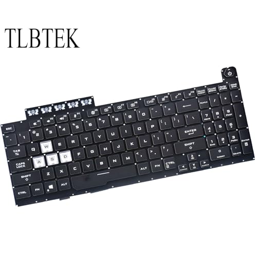 Backlight Keyboard Replacement Compatible With Asus Tuf Gaming A15 Fx506 Fa506 Fa556 Tuf506.Tuf A17 Fa706.Tuf Gaming F17 Fx706Li Fx706 Fx706L Fa706U Fx706U Fa706 661Vus00 Series Rgb Laptop