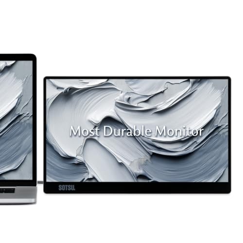 Flipaction Go 14" Premium Portable Monitor | Full Hd 1080P | 400 Nits | 100% Srgb | Robust Yet Lightweight | Pivoting Landscape & Portrait Display | Tempered Glass Cover | Usb-C & Mini Hdmi | 5W