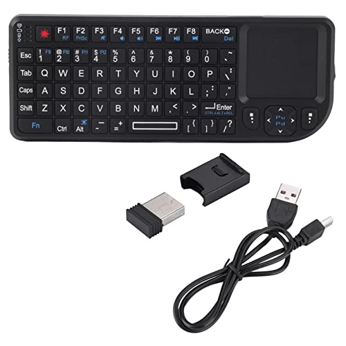 Touch Keyboard, Portable Mini Thin Usb Rechargeable Touchpad Keyboard With Trackpad And Backlit For /4, For