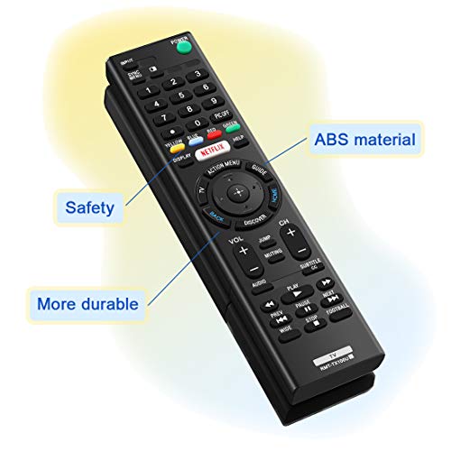 RMT-TX100U Remote Replacement for Sony Bravia RMTTX100U TV Remote Control, if Applicable XBR75X850C XBR-55X855C KDL-50W800C KDL-50W800380