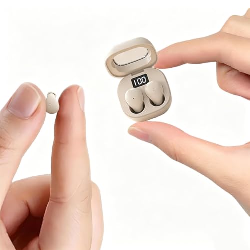 Discreet Mini Invisible Earbuds Wireless Bluetooth Micro Hidden Sleep Tiny Small Earbuds for Sleeping Ear Buds for Small Ears Spy Earpiece Hidden