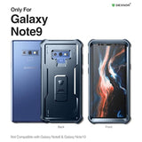 Full Body Case For Samsung Galaxy Note 9/6.4 Inches, [Built In Screen Protector And Kickstand] Heavy Duty Grade Protection Shockproof Protective Cover For Galaxy Note 9,Navy Blue