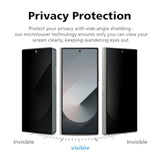 2 Pack Anti Glare Matte Privacy Screen Protector Compatible With Samsung Galaxy Z Fold 7 [Front Screen Only] Epu+Tpu Hybrid Film, Anti Fingerprint, Self-Healing,Case Friendly, Easy Installation