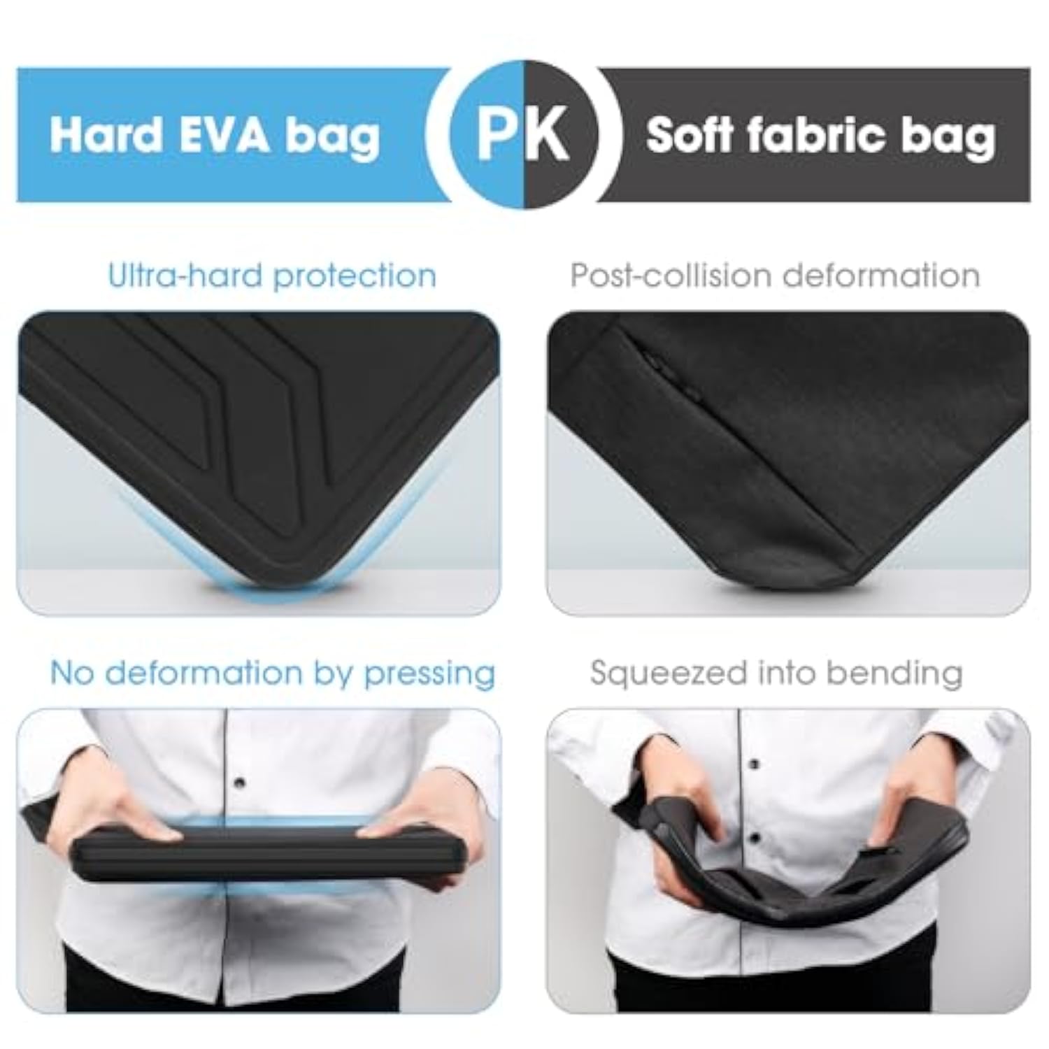 Smatree Hard EVA Protective Sleeve Case Compatible for 18 inch ASUS ROG Strix Scar 18 2025 G835/2024/2023, for 18 inch ASUS ROG Strix G18 2025/2024/2023 Gaming Laptop Carrying Bag (C1701)