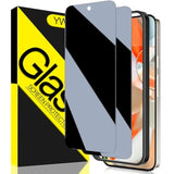 Pixel 9 Pro XL Privacy Screen Protector 2 Pack, 9H Glass, Fingerprint Unlock