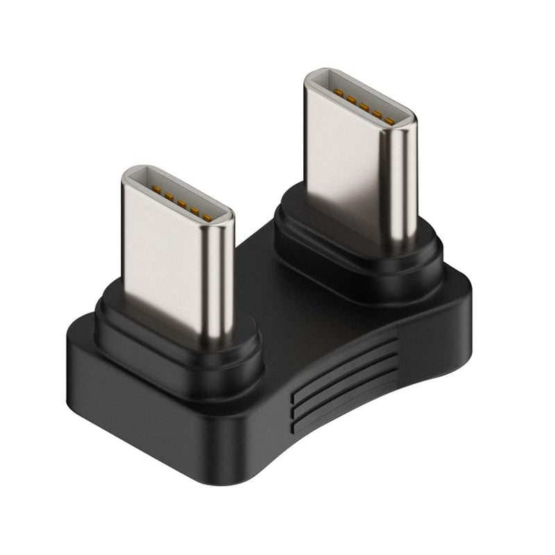 xiwai Opposite U Shape Back Angled 480Mbps USB-C Type C Male to Male Coupler E