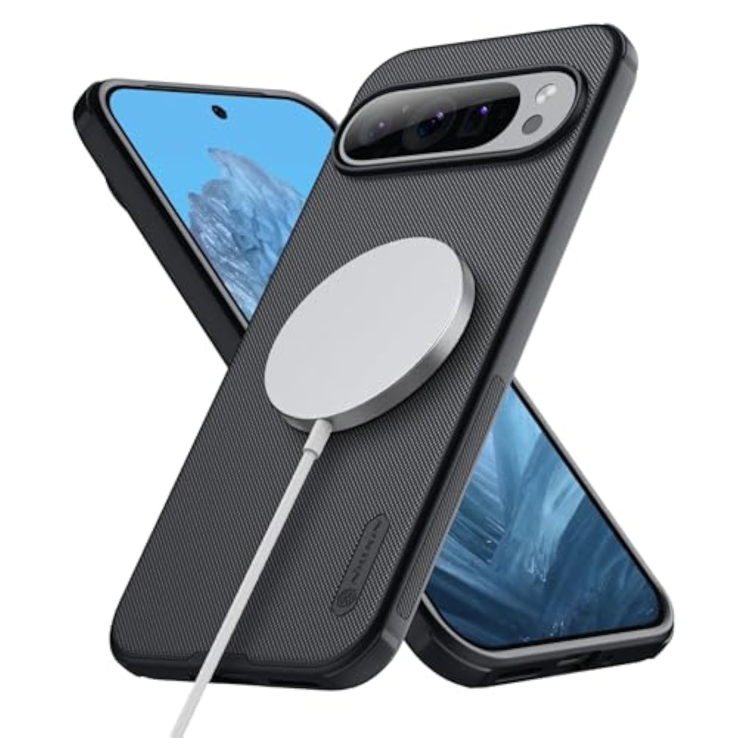 Pixel 9 Pro XL Magnetic Case, Slim, Shockproof, TPU+PC Dual Protection - Black