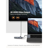 USB C Hub, CableCreation USB-C Hub Multiport Adapter 5-in-1 with HDMI 4K, 2 US
