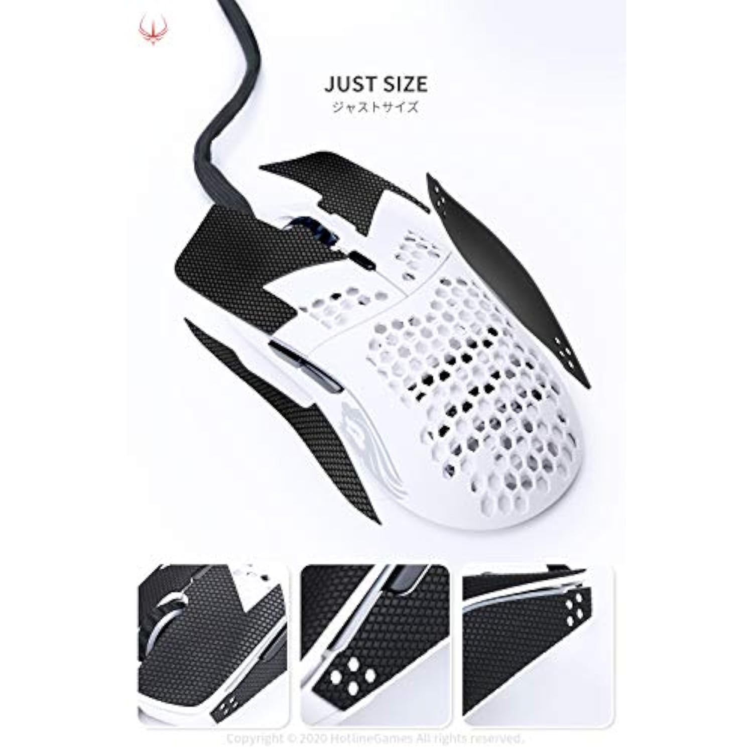 [Grip Upgrade] 2.0 Plus Anti Slip Grip Tape Compatible With Logitech G Pro/G305/G203/G102/G304 Gaming Mouse Skins,Sweat Resistant,Cut To Fit,Easy To Apply,Professional Mice Upgrade