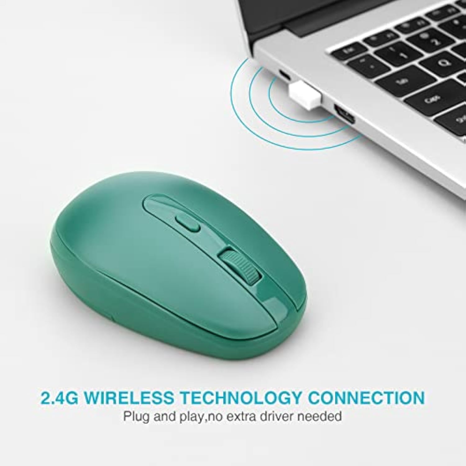 Wireless Mouse Rm700 2.4G Silent Mouse With 3200 Dpi ,Computer Mouse With Usb