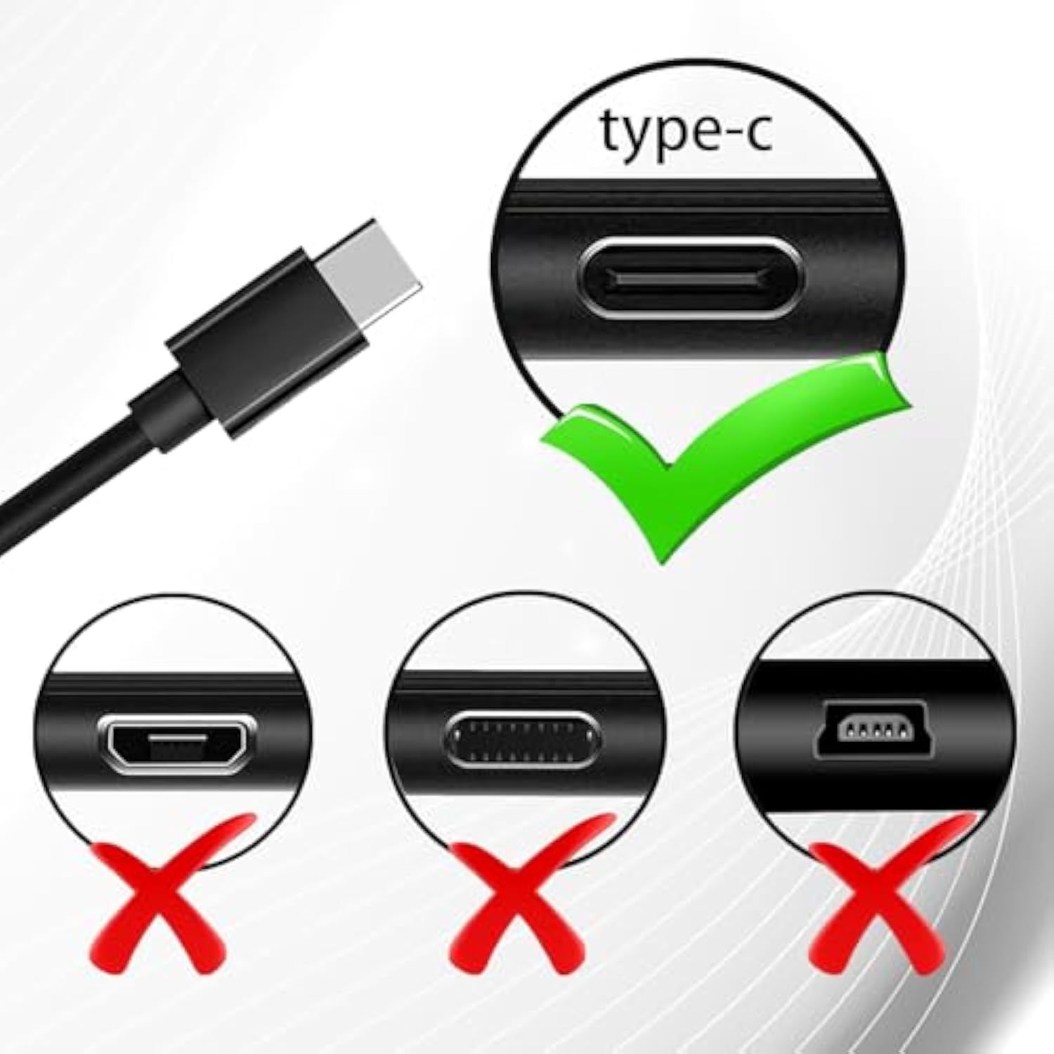 Usb Wall Charger 5V 2A Power Adapter Usb C Cable Universal Charging For Samsung Htc Moto Smartphone, Beats Flex Headphones, Jbl Wireless Bluetooth Earbuds And Other Type-C Device