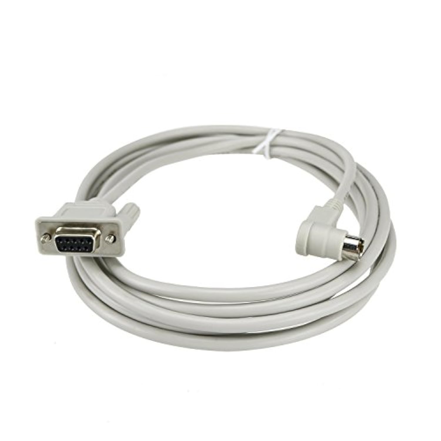 Micrologix Programming Cable, Compatible 1761-Cbl-Pm02 1000, 1100, 1200, 1500 Series With 8 Pin Round And 90 Degree End