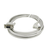 Micrologix Programming Cable, Compatible 1761-Cbl-Pm02 1000, 1100, 1200, 1500 Series With 8 Pin Round And 90 Degree End