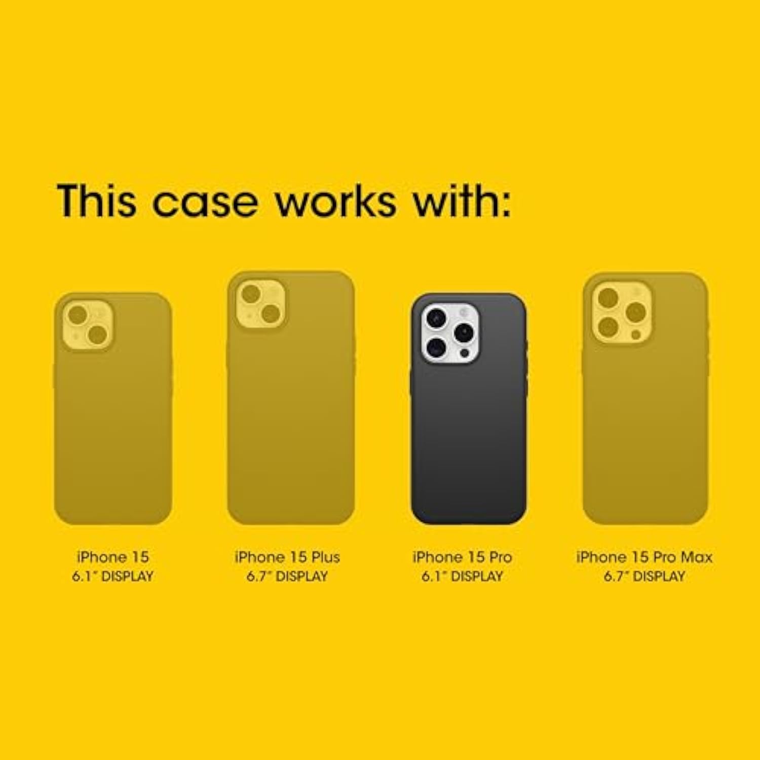 OtterBox iPhone 15 Pro (Only) Prefix Series Case - Clear, Ultra-Thin, Pocket-Friendly, Raised Edges Protect Camera & Screen, Wireless Charging Compatible